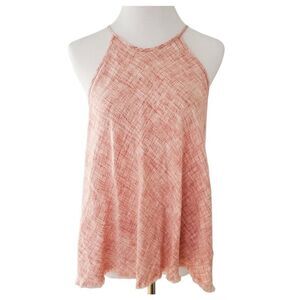 Cloth & Stone Pink Linen Lightweight Tank Top‎ Small
